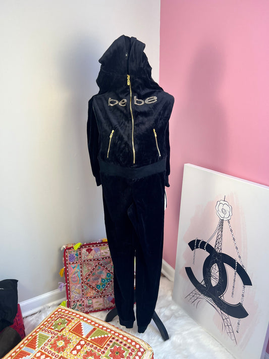 BEBE JUMPSUIT HOODED