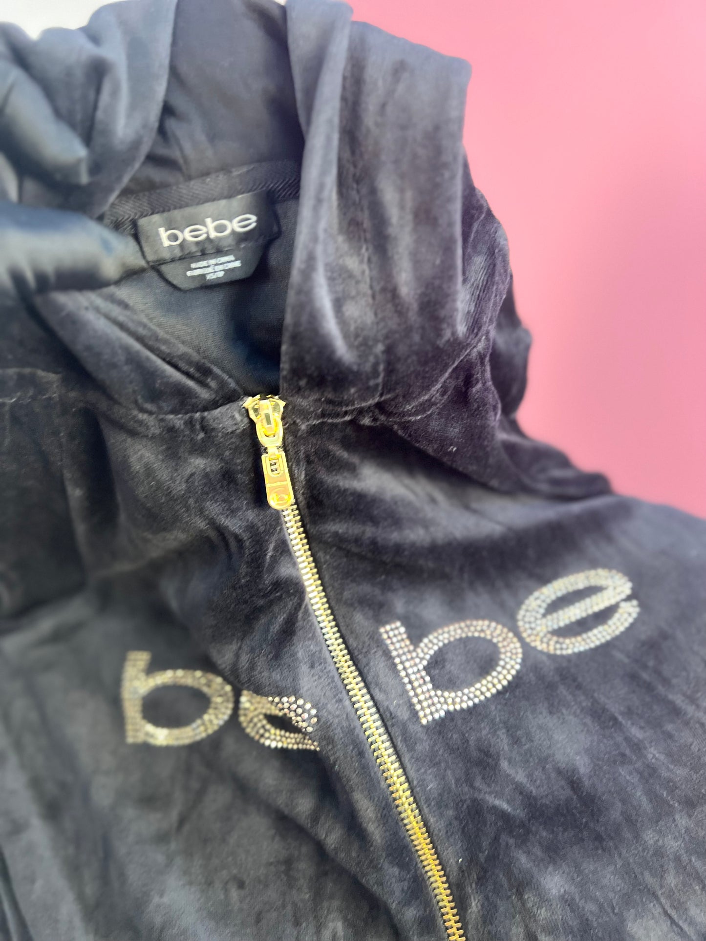 BEBE JUMPSUIT HOODED