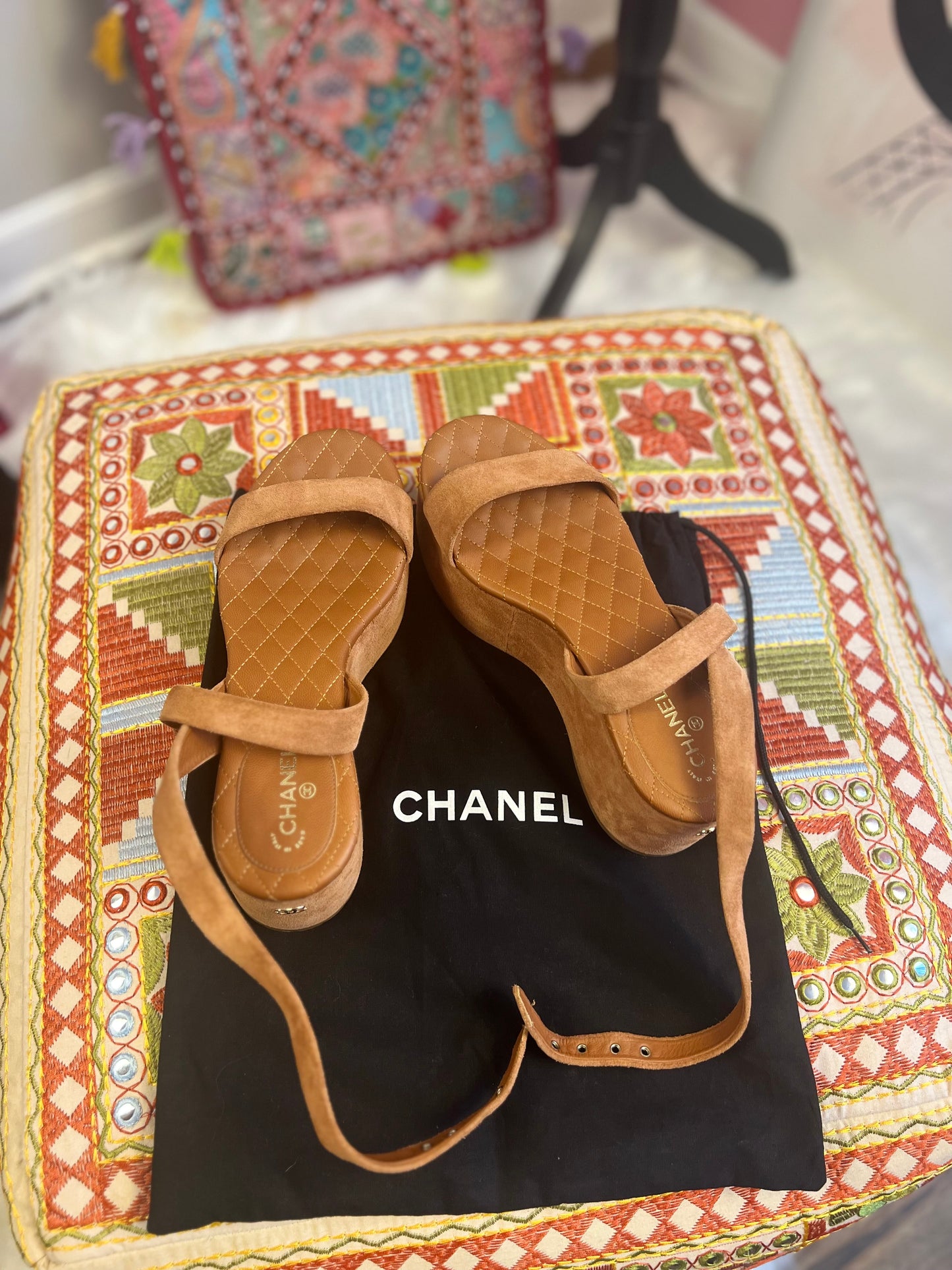 CHANEL PLATFORM SANDAL