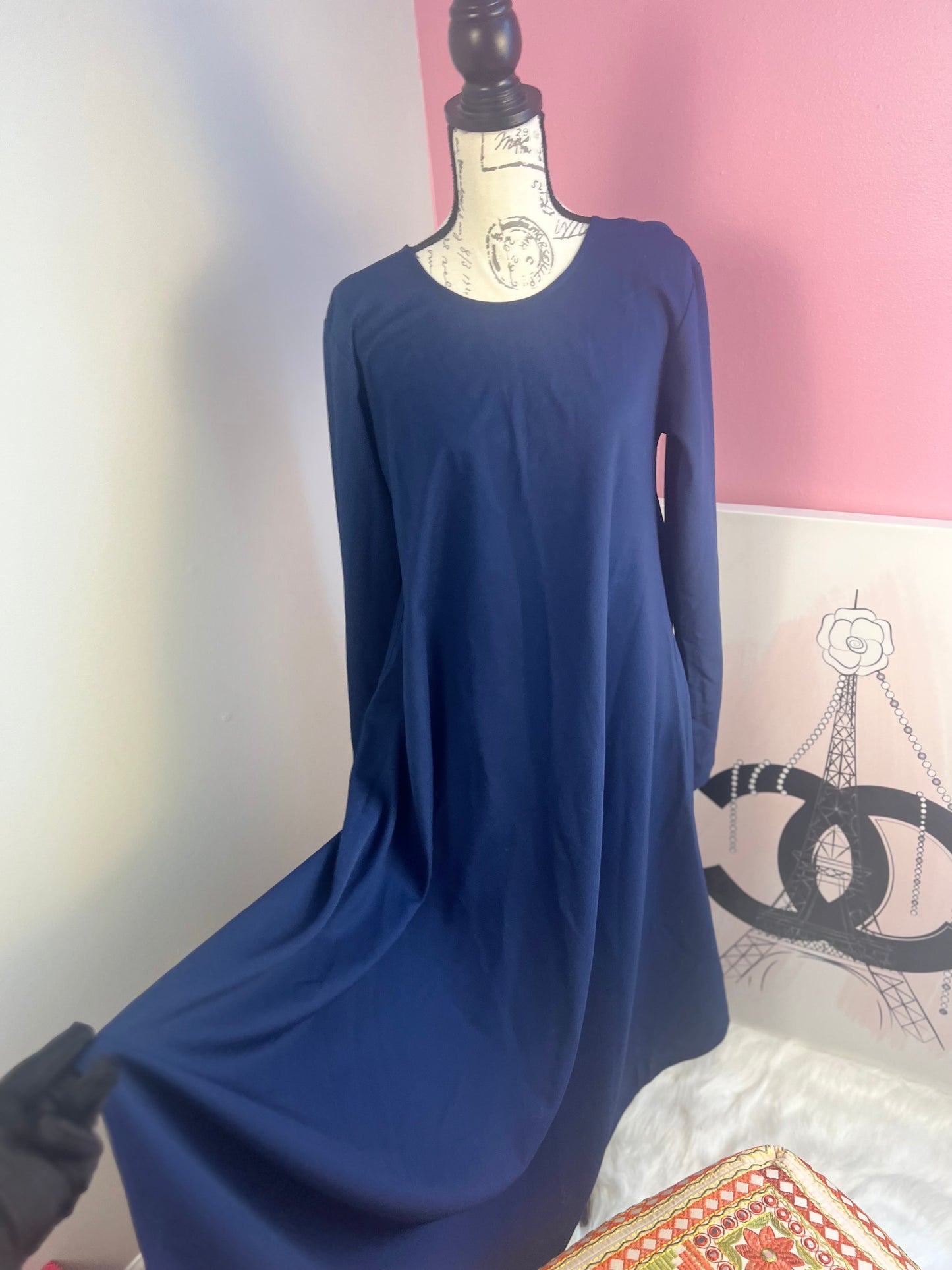 MAXI DRESSE NAVY